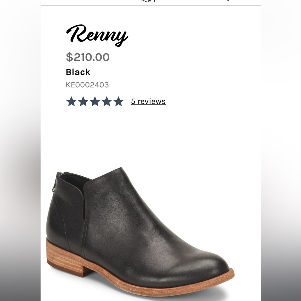 Cork-ease Renny bottie in black